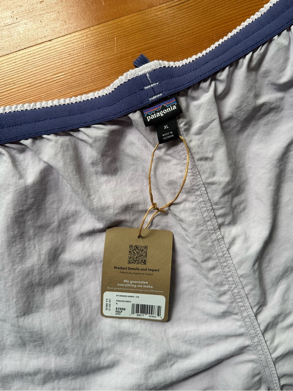 NWT Patagonia Lilac Women’s 5” Baggie Shorts - Picture 7 of 7